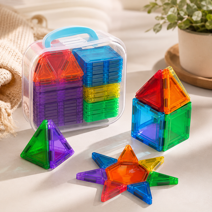 3D Magnetic Building Tiles Set