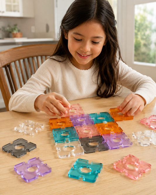 Modular Interlocking Acrylic Building Tiles