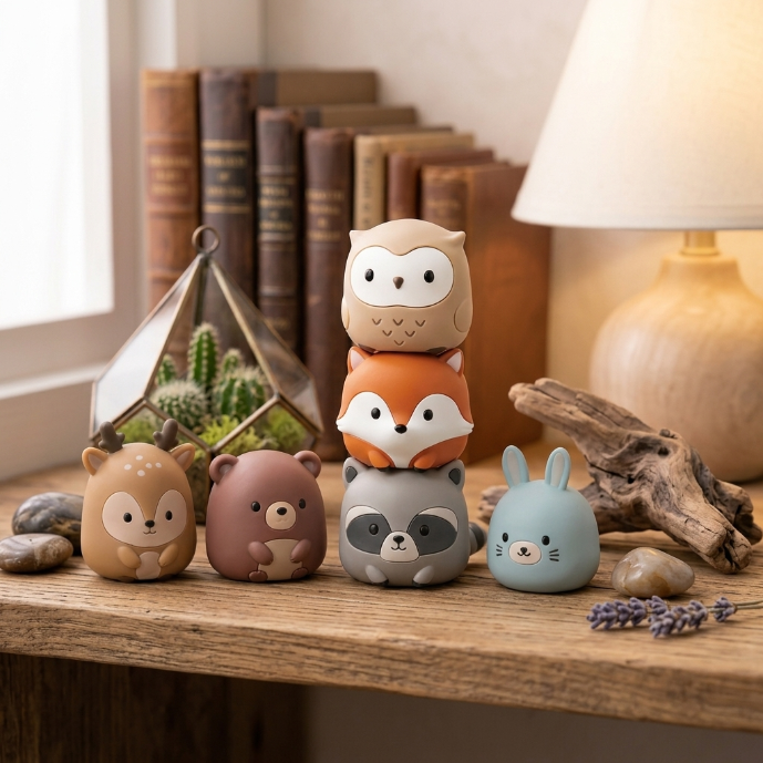 Forest Friends Silicone Stacking Toy