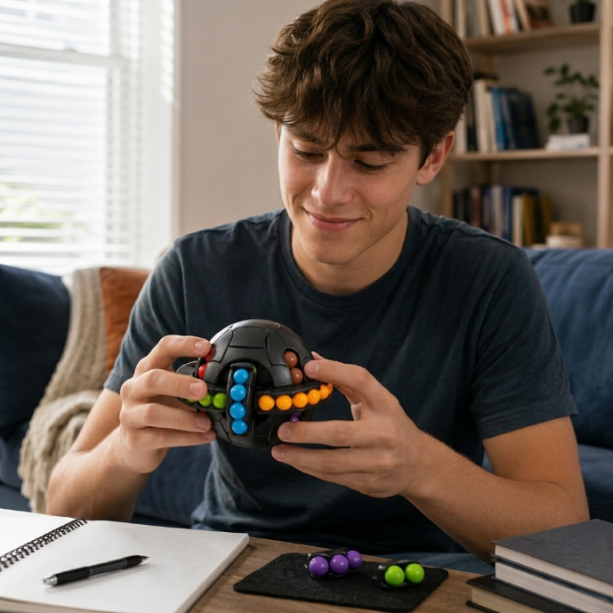 3D Orbital Bead Mechanical Puzzle Sphere