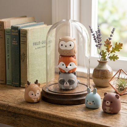 Forest Friends Silicone Stacking Toy